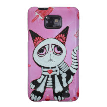 Miezekatze-Katzen-Süßigkeits-Rosa Samsung Galaxy SII Hülle
