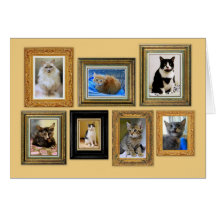 Miezekatze-Porträt-Galerie-Karte