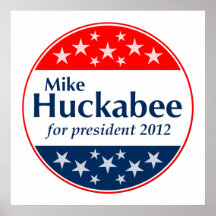 Mike Huckabee 2012 Posterdruck