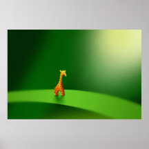 Mikrotiere - Giraffe Plakatdrucke