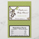 Mikrowellen-Popcorn-Verpackungs-Affe-Zeit-Zoo-Tier Flyerdesign