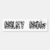 Milchige Mamma Autosticker