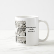 Mimazan Strand Landes Aquitanien Kaffee Haferl