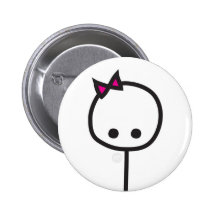 Mimie Knopf - Girlie Anstecknadelbutton