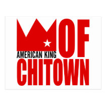 MIMS Postkarte - amerikanischer König der Chi-Stad postkarten
