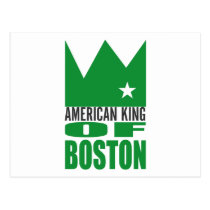 MIMS Postkarte - amerikanischer König von Boston postkarten