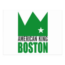 MIMS Postkarte - amerikanischer König von Boston postkarten