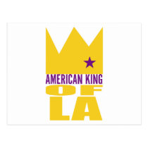 MIMS Postkarte - amerikanischer König von L.A. postkarten