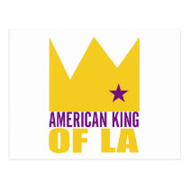 MIMS Postkarte - amerikanischer König von L.A. postkarten