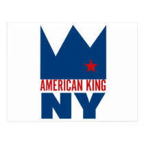 MIMS Postkarte - amerikanischer König von NY postkarten