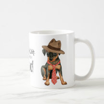 Min Pin Dad Mugs