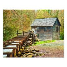 Mingus Mühle, Great Smoky Mountains Fotografische Drucke