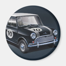 MiniCooper S1 Schwarzes Kühlschrankmagnete