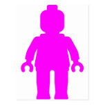 Minifig [dunkles Rosa] fertigen vorbei mein Minifi Postkarten