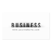 Minimal Bold Obstetrician Business Card