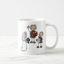 Minister der ehrwürdige Priester führt Hochzeits-Z Kaffeetasse