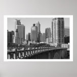 Minneapolis-Skyline im Tageslicht Plakat