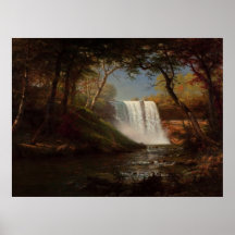 Minnehaha fällt durch Alfred Bierstadt Poster