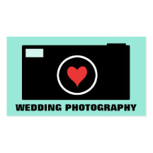 Mint Camera Wedding Photography Business Card