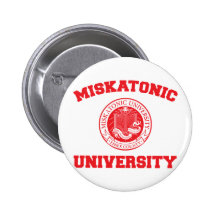 Miskatonic Hochschulknopf Button