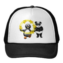 MISSBILLIGENDER PINGUIN-JONGLIERENDER ENTEN-PANDA- TRUCKERKAPPE