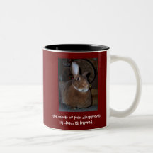Missbilligenkaninchen-Becher 2 Teetasse