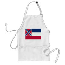 Mississippi-Flagge Schürze