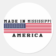 Mississippi machte in den Entwürfen Aufkleber