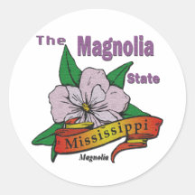 Mississippi-Magnolien-Staats-Blume Aufkleber