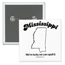 MISSISSIPPI - "MISSISSIPPI-STAATS-MOTTO" T-Shirts  Anstecknadelbuttons