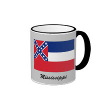 Mississippi-Staats-Flaggen-Becher Kaffeetassen
