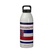 Mississippi-Staats-Flaggen-Entwurfs-Wasser-Flasche Wiederverwendbare Wasserflaschen