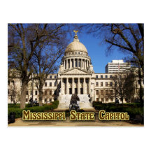 Mississippi-Staats-Hauptstadts-Gebäude, Jackson Postkarten