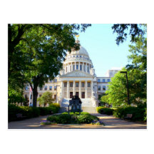 Mississippi-Staats-Hauptstadts-Gebäude - Jackson,  Postkarten