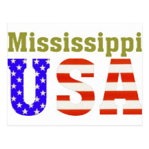 Mississippi USA! Postkarte