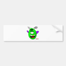 Misstrauisches alien autosticker