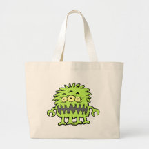 Mit Augen Monster des Mongo-3 Leinentaschen