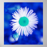 mit Blumen Posterdruck