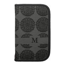 Mit Monogramm chinesisches Motiv-Planer-Folio