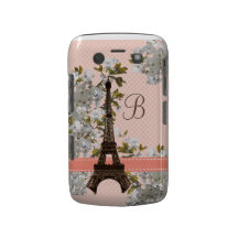 Mit Monogramm Eiffel-Turm-BlackBerry-mutige Kasten Blackberry Hüllen