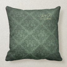 Mit Monogramm Geschenkkissen des eleganten Damaste