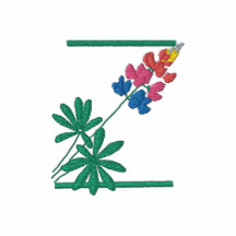 Mit Monogramm gesticktes mit Blumenhemd des Buchst Polo Hemd