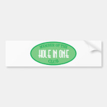 Mitglied des Lochs in einem Verein Auto Sticker