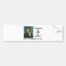 Mitleid ist die Basis alles Sittlichkeitsgefühl-Zi Autosticker