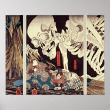 Mitsukini, welches die Skeleton Erscheinung, c.184 Poster