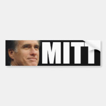 Mitt für Präsidenten - Romney 2012 Auto Aufkleber
