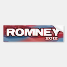 Mitt Romney 2012 Auto Sticker