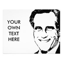 Mitt Romney 3 Einladungskarten