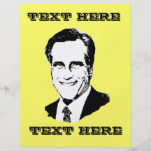 Mitt Romney 3 Individuelle Flyer