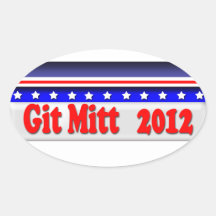 Mitt Romney Ovale Aufkleber